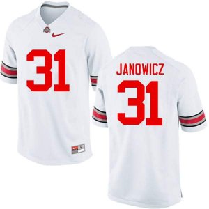 Men's Ohio State Buckeyes #31 Vic Janowicz White Nike NCAA College Football Jersey Sport MVA4544BM